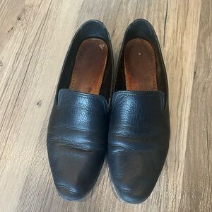Black Leather Loafers